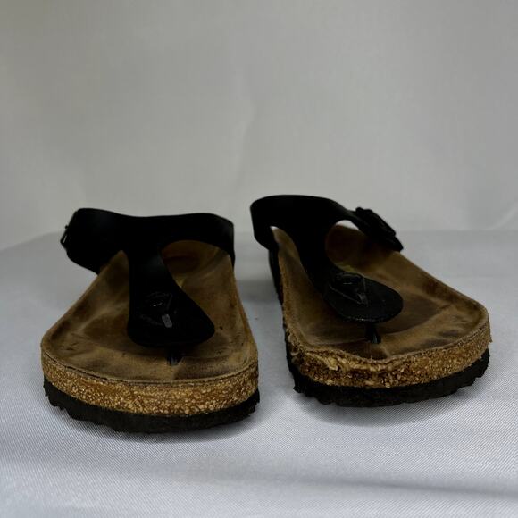 BIRKENSTOCK Giza BS Black 0043691 Birko-Flower Sughero EVA Flip Flop Size - Picture 2 of 9